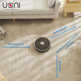 UONI Robot Vacuum Cleaner With Dustbin - 2 in 1 Sweeping and Mopping