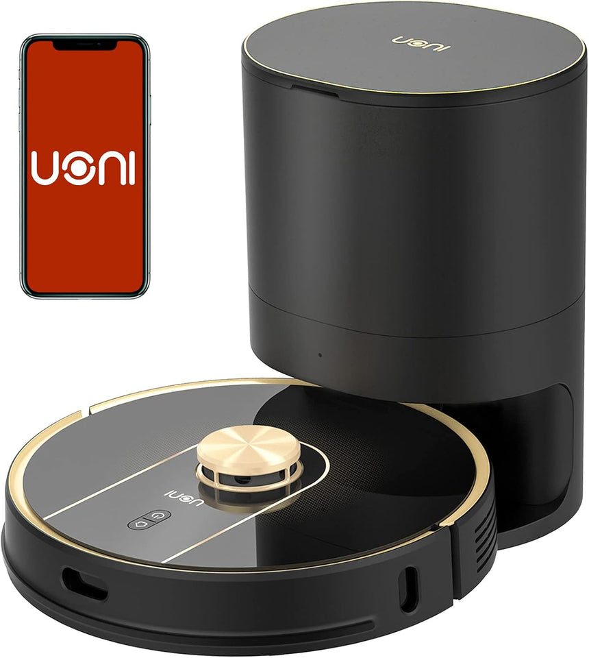 UONI Robot Vacuum Cleaner With Dustbin - 2 in 1 Sweeping and Mopping