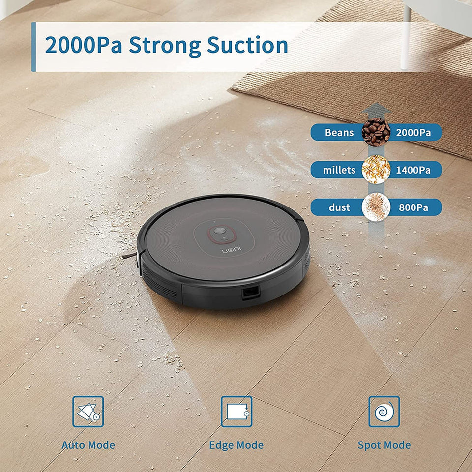 UONI Robot Vacuum Cleaner With Dustbin - 2 in 1 Sweeping and Mopping